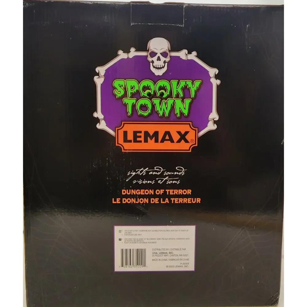 Lemax Spooky Town DUNGEON OF TERROR 35009 NRFB 2024 Sights & Sounds Spooky Ride*
